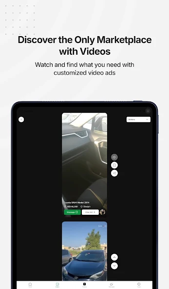 Video listings feed