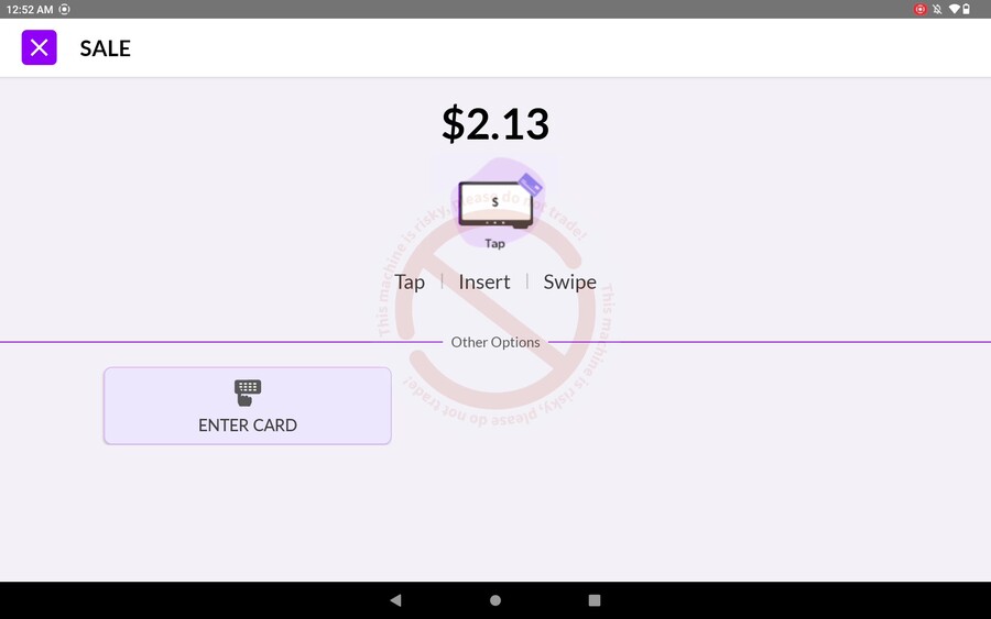 Card payment terminal